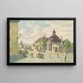 Franz Gerasch - Die Matzleinsdorfer Linie in Wien Ecke Margarethengrtel und Matzleinsdorfer Platz.webp