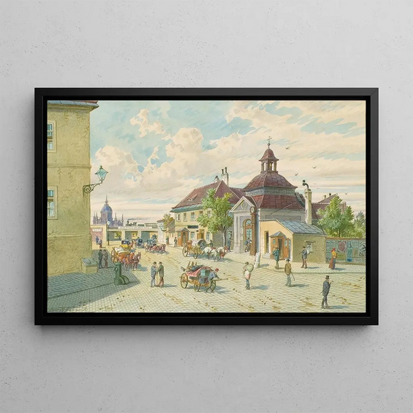 Franz Gerasch - Die Matzleinsdorfer Linie in Wien Ecke Margarethengrtel und Matzleinsdorfer Platz.webp