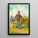 Soldat 6 - Franz Gerasch — gerahmtes Bild an der Wand