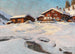 Winterlandschaft bei Davos - Franz Holper — Ansicht des Kunstwerks