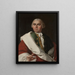 Portrait des Händlers Józef Antoni Haller aus Krakau 1725-1785 - Franz Ignaz Molitor — gerahmtes Bild an der Wand