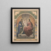 Die Heilige Familie - Franz Ittenbach — gerahmtes Bild an der Wand