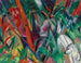 Unter dem Regen - Franz Marc — Ansicht des Kunstwerks