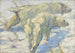 Siberian Huskies im Schnee - Franz Marc — Ansicht des Kunstwerks
