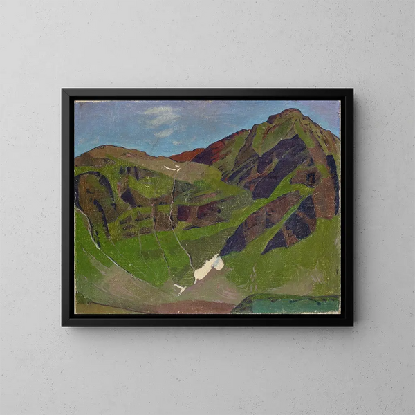 Bergmotiv - Franz Marent — gerahmtes Bild an der Wand