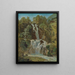 Unterer Reichenbach-Fall im Oberhasli-Tal - Franz Niklaus König — gerahmtes Bild an der Wand