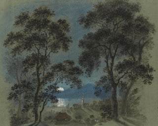 Franz Niklaus Knig - Mondaufgang am Thunersee.webp