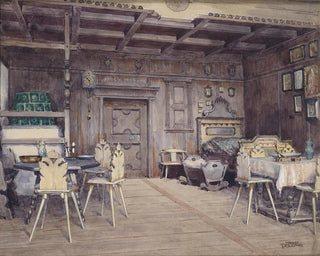 Bauernhof im Tirol - Franz Poledne — Ansicht des Kunstwerks