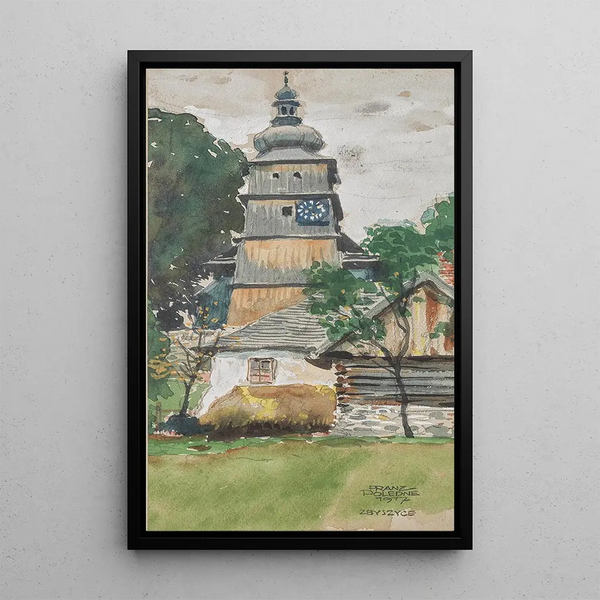 Franz Poledne - Kirchturm in Zbyszyce.webp