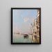 Kanal der Giudecca in Venedig - Franz Richard Unterberger — gerahmtes Bild an der Wand