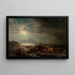 Riviera von Santa Lucia - Franz Richard Unterberger — gerahmtes Bild an der Wand