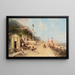 Rue Monreale, Palermo - Franz Richard Unterberger — gerahmtes Bild an der Wand