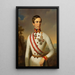 L'empereur François-Joseph Ier en uniforme de gala de feld-maréchal - Franz Russ l'Ancien — gerahmtes Bild an der Wand