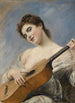 Die Gitarrenspielerin - Franz Russ der Jüngere — Ansicht des Kunstwerks