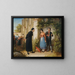 Die verpasste Predigt - Franz Schams — gerahmtes Bild an der Wand