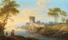 Flusslandschaft mit Ruinen am Wasserufer - Franz Scheyerer — Ansicht des Kunstwerks