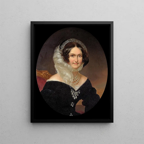 Caroline Augusta - Franz Schrotzberg — gerahmtes Bild an der Wand
