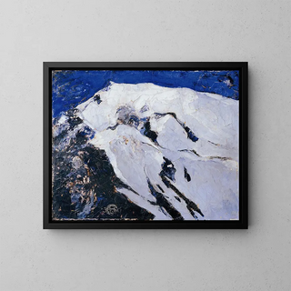 Der Klausen des Ortler - Franz Secky — gerahmtes Bild an der Wand