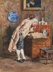 La lecture commune - Franz Skarbina — Ansicht des Kunstwerks
