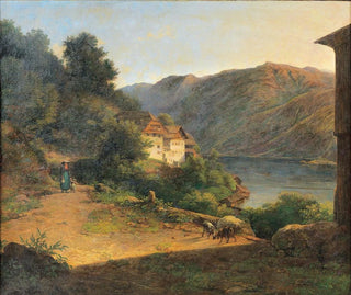 Vue du Salzkammergut - Franz Steinfeld — Ansicht des Kunstwerks