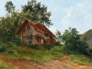 Haus verlassen - Franz Steinfeld — Ansicht des Kunstwerks