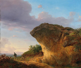 Jäger vor einem Felsen - Franz Steinfeld — Ansicht des Kunstwerks
