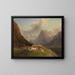 Salzkammergut - Franz Steinfeld — gerahmtes Bild an der Wand