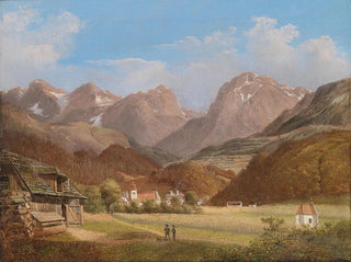 Szene in der Nähe von Krain - Franz Steinfeld — Ansicht des Kunstwerks