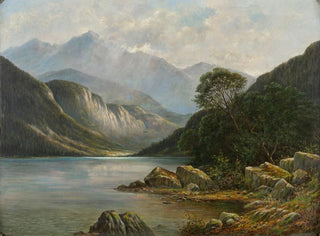 Lac Bader mit dem Wetterstein - Franz Stephan Paschinger — Ansicht des Kunstwerks