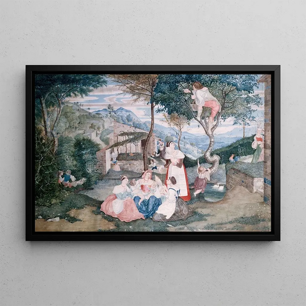 Franz Theobald Horny - Italian country life.webp