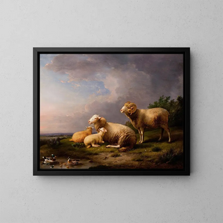 Franz Van Severdonck - Landscape with Sheep.webp