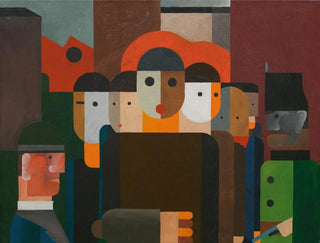 Demonstration - Franz Wilhelm Seiwert — Ansicht des Kunstwerks
