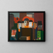 Demonstration - Franz Wilhelm Seiwert — gerahmtes Bild an der Wand