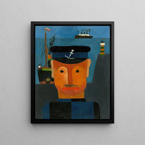 Meeres-Gemälde - Franz Wilhelm Seiwert — gerahmtes Bild an der Wand