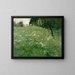 Prairie avec des fleurs - Franz Xaver Grell — gerahmtes Bild an der Wand