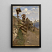 Sur le chemin du retour - Franz Xaver Grell — gerahmtes Bild an der Wand