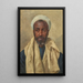 Un Nubier - Franz Xaver Kosler — gerahmtes Bild an der Wand