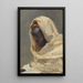 Kopf eines orientalischen Porträts 1 - Franz Xaver Kosler — gerahmtes Bild an der Wand