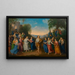 David von den Jungfrauen begrüßt - Franz Xaver Layr — gerahmtes Bild an der Wand