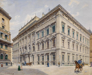 Palais der Stadt Liechtenstein 1903 - Franz Xaver Schleich — Ansicht des Kunstwerks