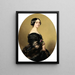 Portrait der Baronin Henri Hottinguer und Caroline Delessert - Franz Xaver Winterhalter — gerahmtes Bild an der Wand