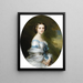 Portrait von Mélanie de Bussière, Gräfin Edmond de Pourtalès - Franz Xaver Winterhalter — gerahmtes Bild an der Wand