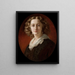 Portrait von Zofia Odescalchi geborene Branicka - Franz Xaver Winterhalter — gerahmtes Bild an der Wand