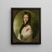 Portrait de Zofia Zamoyska née Potocka - Franz Xaver Winterhalter — gerahmtes Bild an der Wand