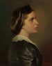 Portrait einer jungen Frau in Profil - Franz Xaver Winterhalter — Ansicht des Kunstwerks