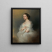 Portrait der Herzogin von Alba - Franz Xaver Winterhalter — gerahmtes Bild an der Wand
