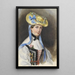 Prinzessin Liechtenstein in Kostüm - Franz Xaver Winterhalter — gerahmtes Bild an der Wand