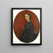 Wanda Prinzessin von Putbus 1837-1867 Baronin von Veltheim-Bartensleben - Franz Xaver Winterhalter — gerahmtes Bild an der Wand