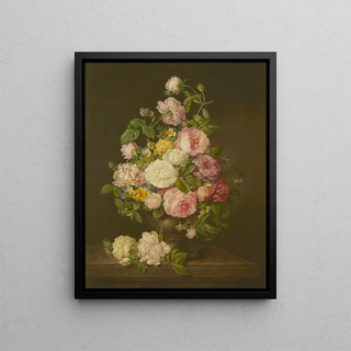 Franz Xavier Petter - A still life with flowers.webp