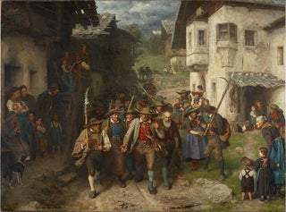 Der letzte Aufbäumen - Franz von Defregger — Ansicht des Kunstwerks